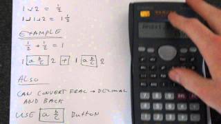 Working With Fractions on The Casio fx-82MS