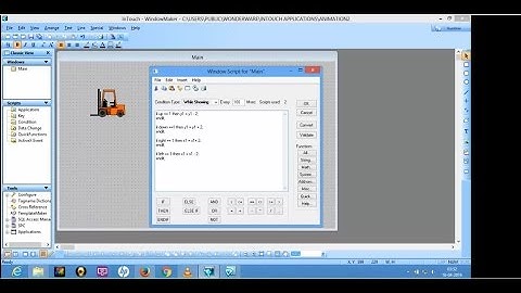 InTouch SCADA : Symbol Horizontal and Vertical Movement Animation for beginners Tutorial