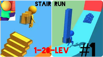 Stair Run-Gameplay walkthrough-1-20 Levels Android & ios