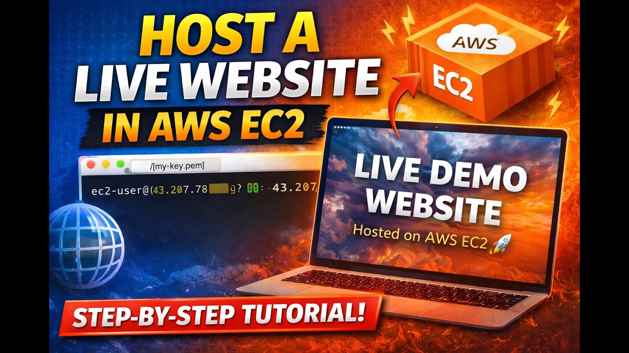 Host a Live Website on AWS EC2 | Step-by-Step Beginner Demo using Nginx ...
