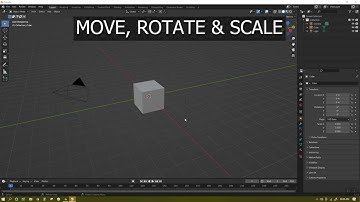 Move, Rotate, Scale, Duplicate in Blender