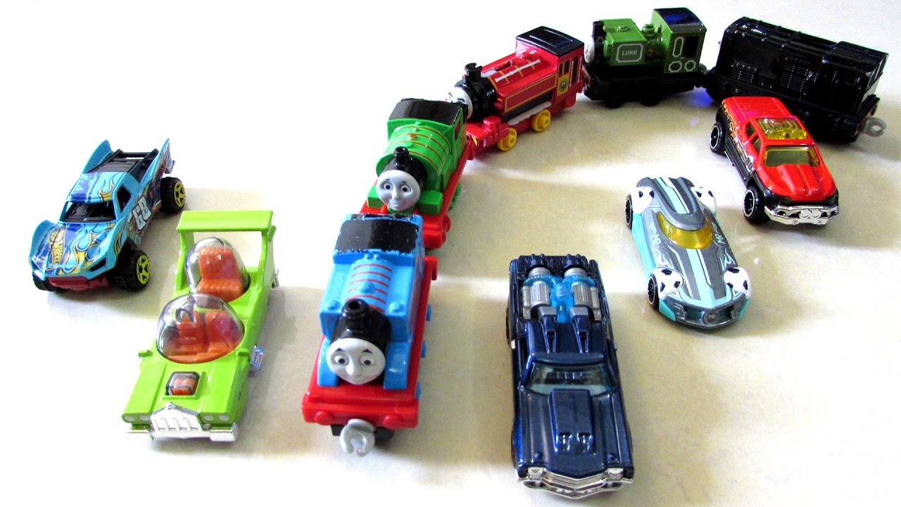 hot wheels train cars