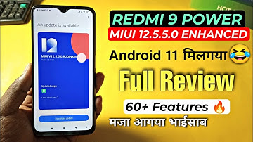Redmi 9 Power MIUI 12.5.5.0 Update Full Review | 60+ Features🔥 | Redmi 9 Power Android 11 Review