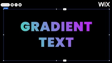 Gradient Text in Wix | Wix Idea