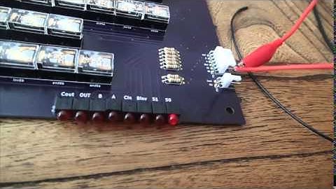 1 Bit ALU implemented with Relays
