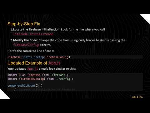How to Fix the Firebase Database URL Cannot Be Determined Error in React Native