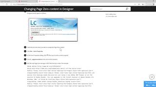 Customizing the "Please wait" Boilerplate/Page Zero PDF using Adobe Designer