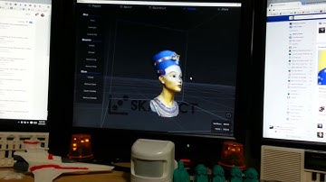 3D scanning with Xbox 360 kinect and skanect software