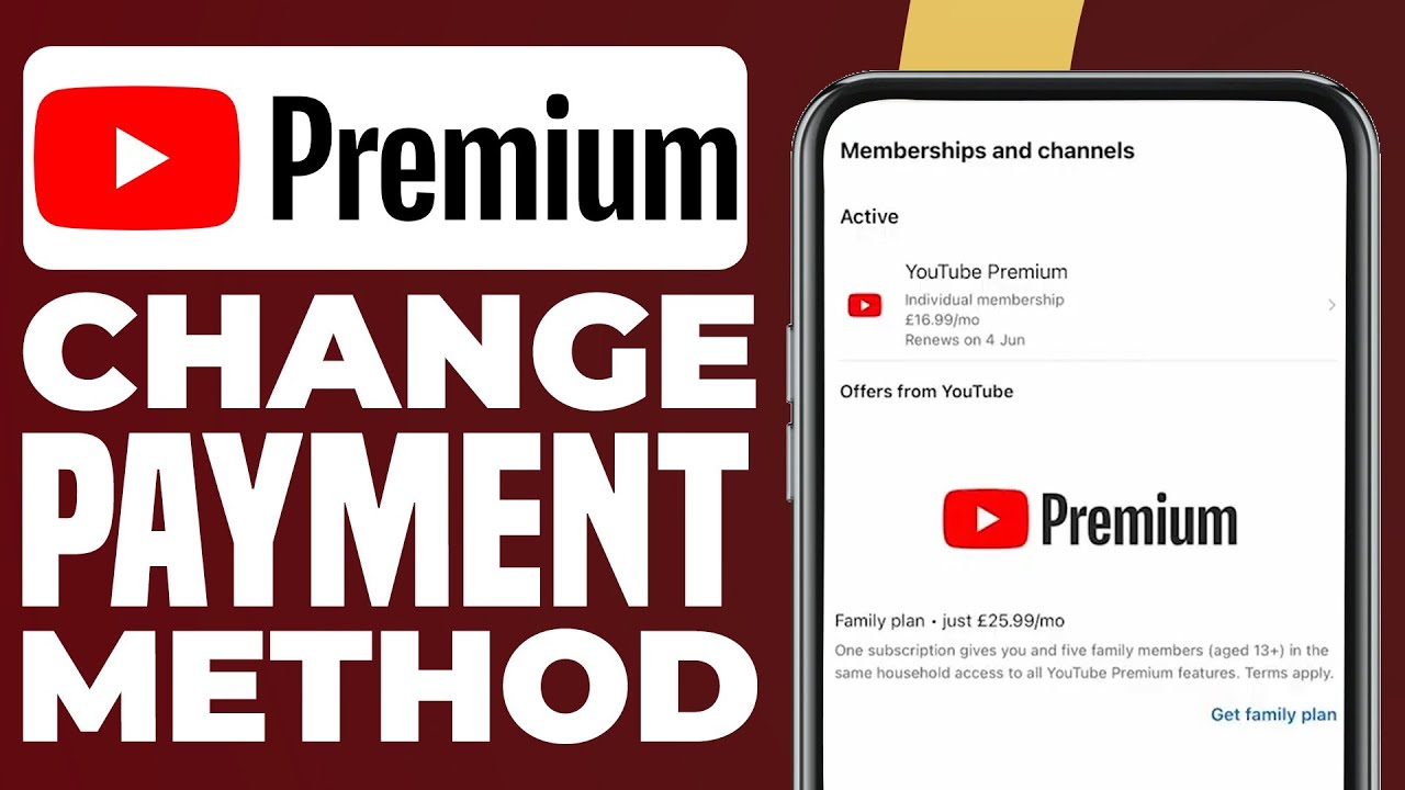 How To Change Your Payment Method On YouTube Premium (Full Guide) - YouTube
