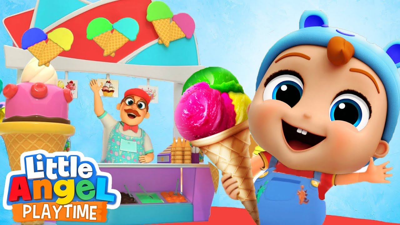 Ice Cream and Candy At The Mall | Fun Sing Along Songs by Little Angel ...