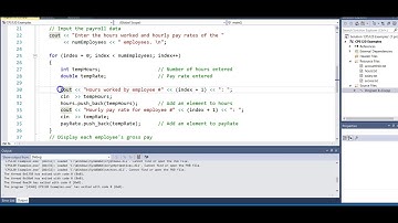 Vectors - push_back and size