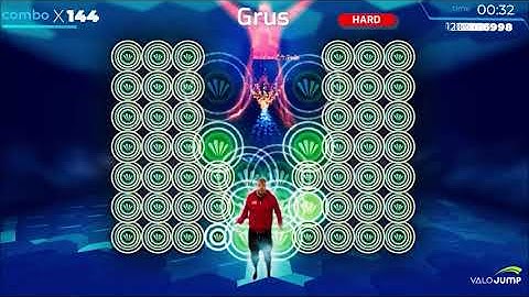 ValoJump with "Trax" Game (New Levels) - Trampoline Park Fun Supplied by Exergame Europe