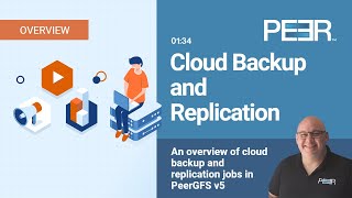An overview of cloud backup and replication jobs in PeerGFS v5