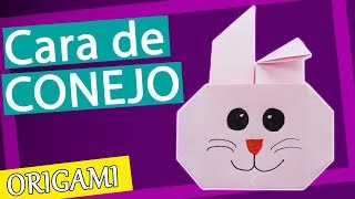 CONEJO de origami fácil para niños y mayores  Origami de animales fáciles