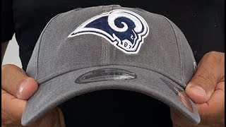Los Angeles Rams CORE-CLASSIC STRAPBACK Charcoal Hat by New Era
