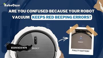 Ecovacs Deebot N79 4 Beeps Error (Faulty Battery) Repair Malaysia