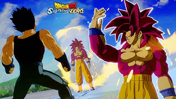 Daima Goku Shows Super Saiyan 4 To GT Vegeta! (Dragon Ball: Sparking! Zero Story Mods)