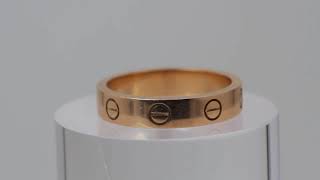 Anillo CARTIER de oro con diamantes de segunda mano E332946B - YouTube