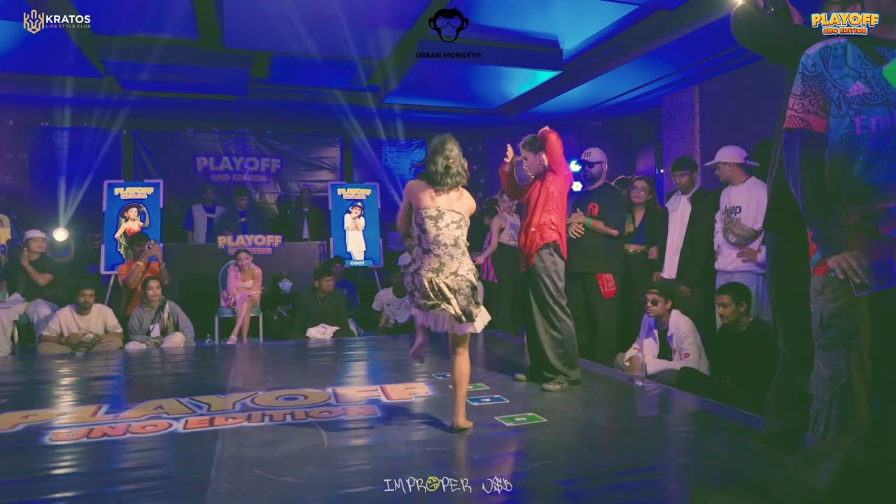 Janvi vs Ishita | TOP 8 Waacking | Playoff Jam – Uno Edition ✨🔥