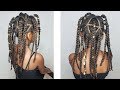 BOX BRIADS WITH REAL HAIR- HAIRSTYLE FOR GIRLS