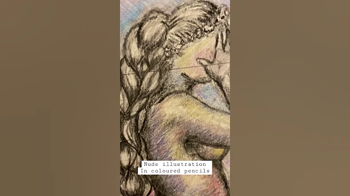 Body illustration using Coloured Pencils.