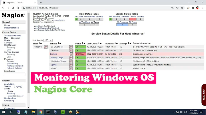 How to Monitoring Windows Machines using Nagios Core for free