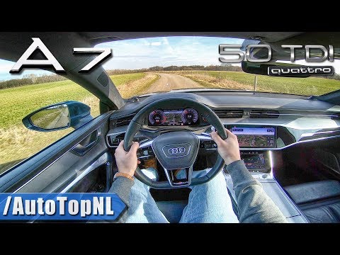 2019 AUDI A7 Sportback S Line Quattro POV Test Drive by AutoTopNL