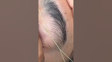 Eyebrow threading tutorial #eyebrowthreadingtutorial #eyebrows #shortvideo #shorts
