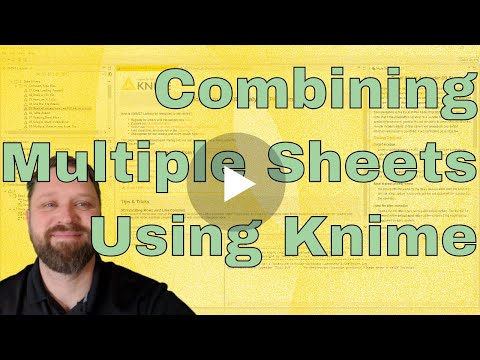 Knime - Combining Multiple Sheets into a One Sheet @EverydayVBAExcelTraining