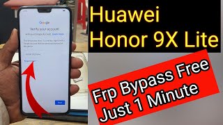 Huawei Honor 9X Lite JSN-L22 Frp Bypass Free Google Account Unlock 1 Minute Done✅ Unlock Tool 2022 screenshot 5
