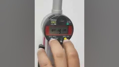 How to restore: Mitutoyo Digital Indicator Origin Recovery