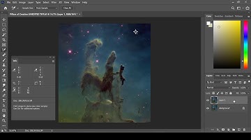 Removing Green Tint Using a Selective Color Adjustment in Photoshop CC for an Astrophotography Image