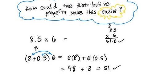 Use the distributive property to multiply whole numbers by decimals
