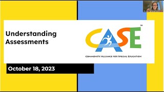 Understanding Assessments, presented by CASE 10/18/23