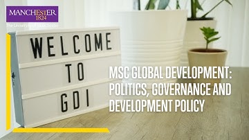 Study MSc Global Development: Politics, Governance and Development Policy