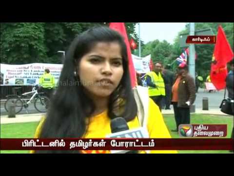 Uk Tamils Gather At Cardiff Protesting Sri Lankan Cricket Uk Tamils Gather At Cardiff Protesting Sri Lankan Cricket