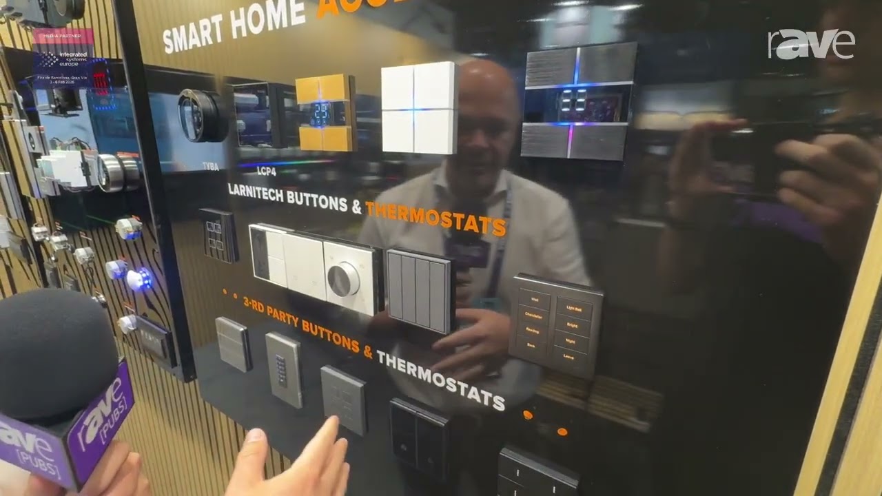 ISE 2026: Larnitech Showcases New Switches and Thermostats