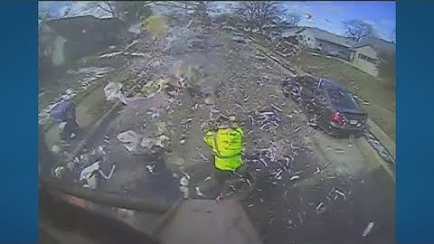 Video shows oxygen tank explode in garbage truck near 2 workers in Whitehall