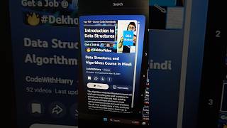 Honest Review of Code With Harry DSA Course | #CodeWithHarry #DSA #Shorts #YouTubeShorts #Coding