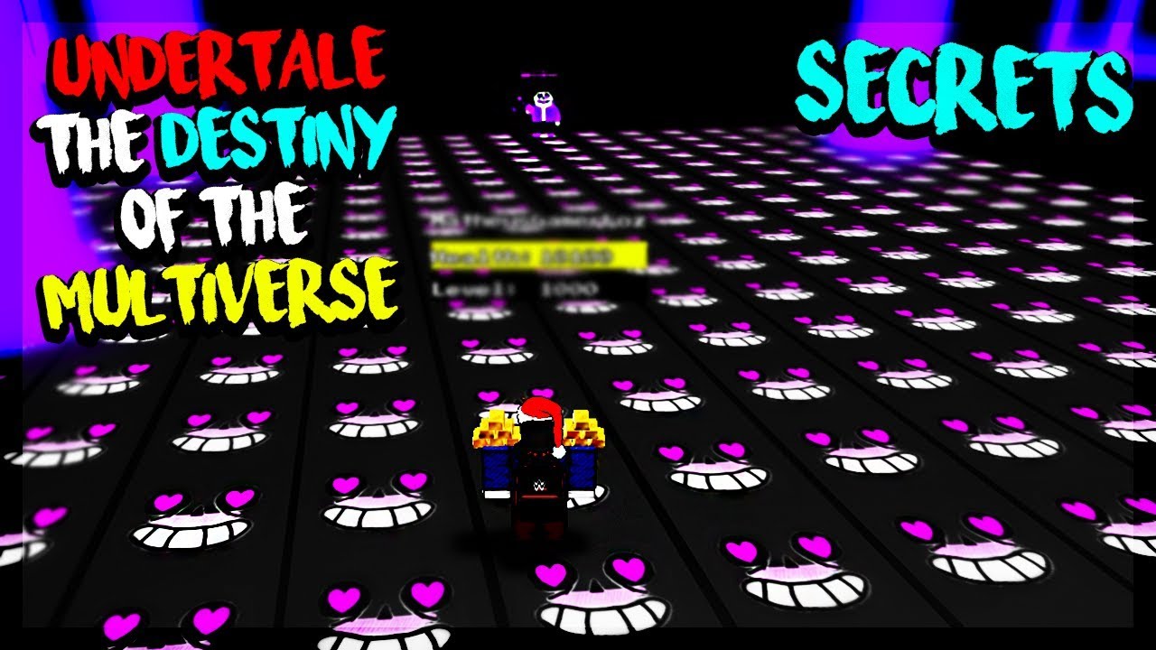 Secrets Undertale The Destiny Of The Multiverse Roblox Youtube - undertale multiverse roblox secrets