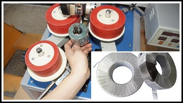 Automatic toroid core tape taping machine (SS300T-03 winds tape width 10mm on Core OD56 ID28 H56mm)