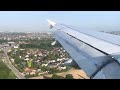 Brussels airlines a319 landing at brussels zaventem airport