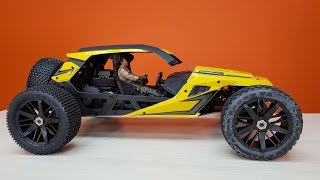 HBX 1/6 ... Огромная пустынная багги с мощной БК системой. HBX 1/6 ... Огромная пустынная багги с мощной БК системой.