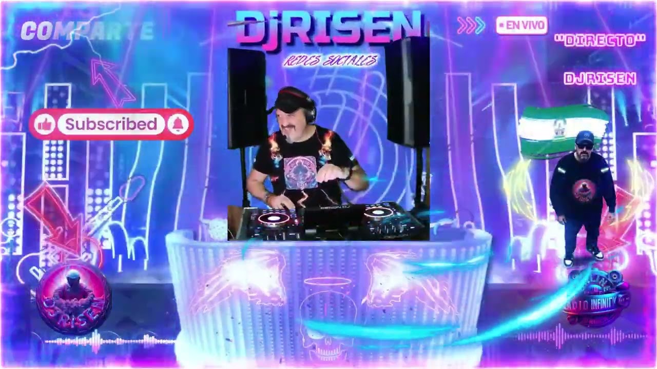 DjRisen (Andalucia-Cordoba-Lucena) Eventos,Directos En Redes, Radio Infinity Online y Otras Radios.