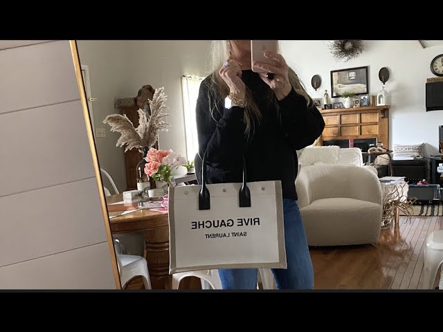 My Honest Review of the Saint Laurent Rive Gauche Tote - Mia Mia Mine