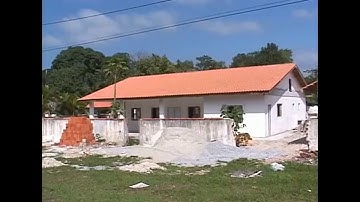 Teach how to use clay interlocking block, lego brick build house