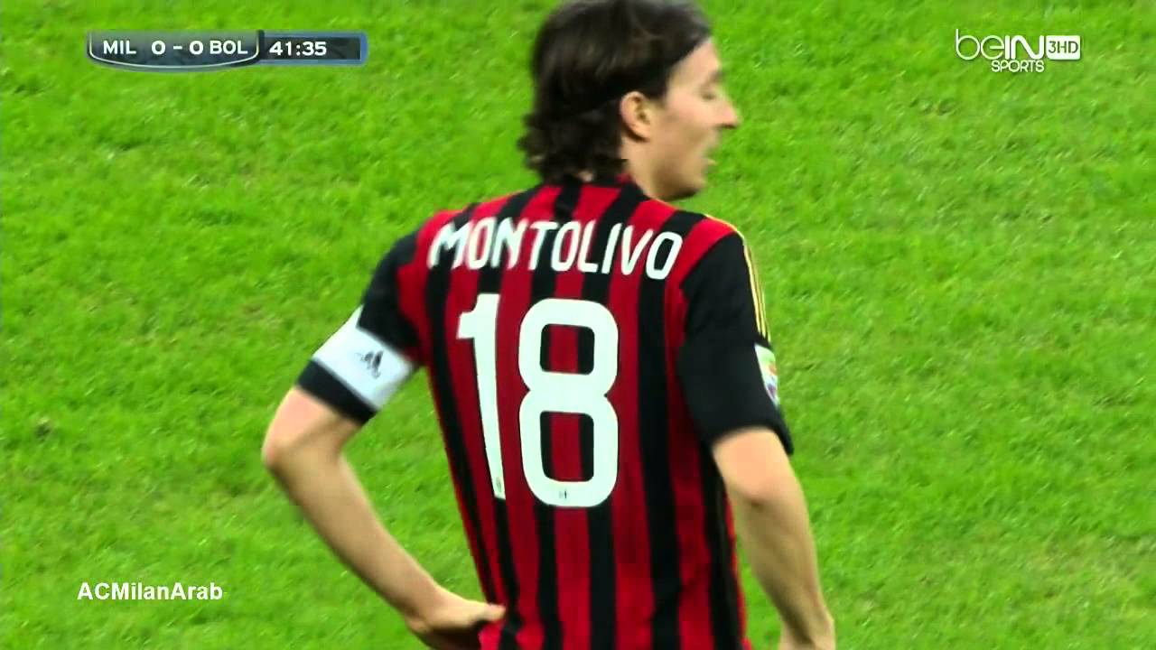 AC Milan 1-0 Bologna 2013/2014 | Full Highlights Arabic Comm. - YouTube