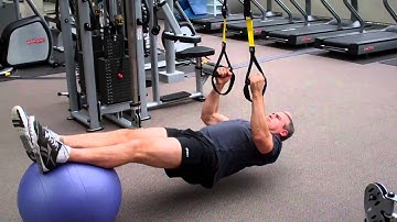 TRX Inverted Row on Ball