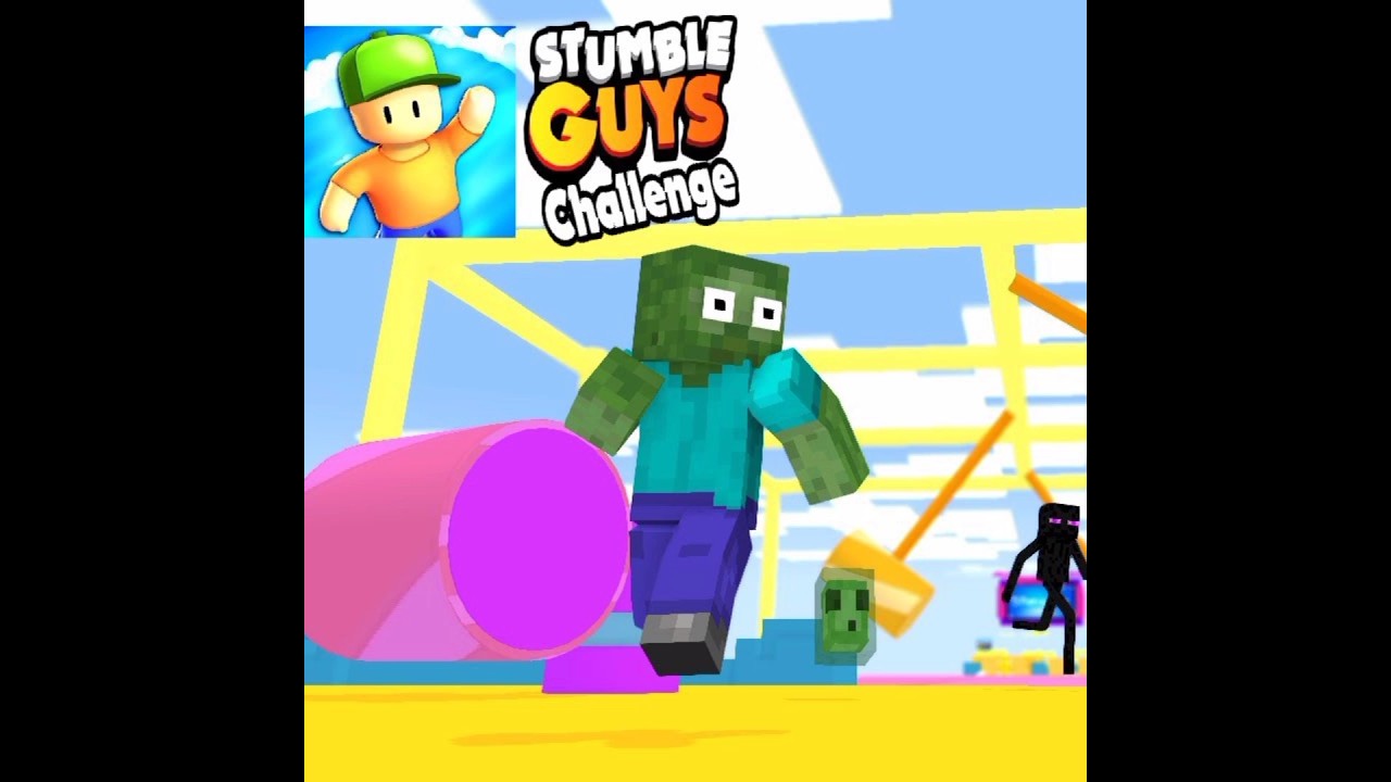 Monster School : STUMBLE GUYS CHALLENGE - Minecraft Animation 