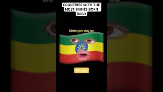 Countries With The Most Babies Born